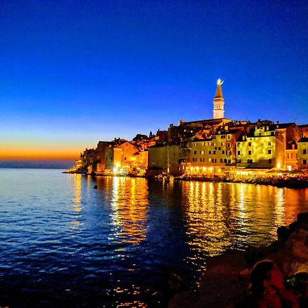 Private Courtyard Medieval Stone Home In Old Town Rovinj Exterior foto